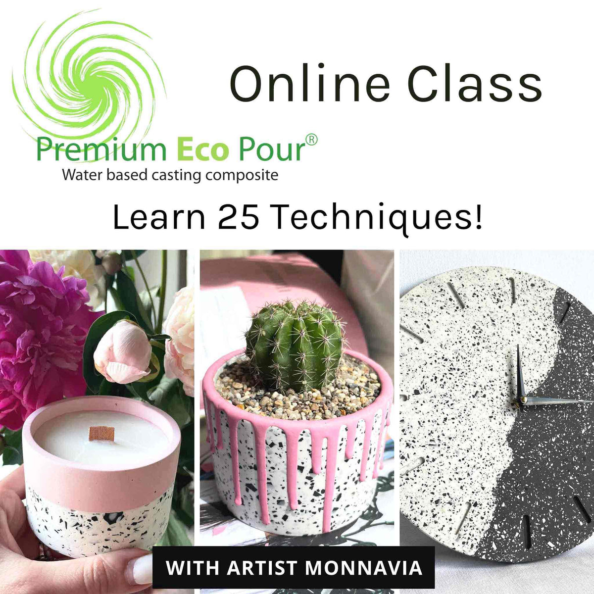 Eco Pour® Class  Learn Terrazzo, Marble, Candle Making – Just4youonlineUK  Ltd