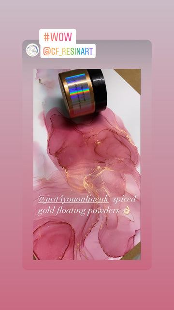 Game Changer for alcoholink artists - floating pigment powders - how to coming soon on our YouTube channel 🥰
