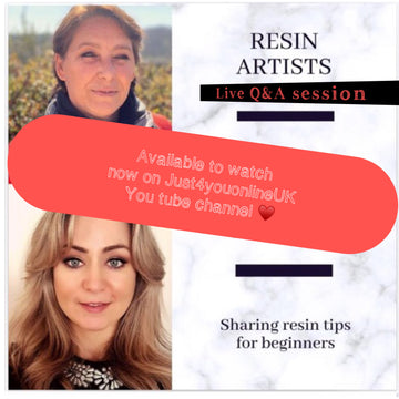 Questions and answer live session for resin art beginners - Watch Now 😘😘