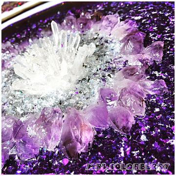 Art artist supplies glitter art resin sparkle malachite geode color Colorberry table crystals clear quartz chips stunning silver gems peridoe purple green bulk discounts supplies company love lovers me girl masterpiece tips Points biodegradable bio 