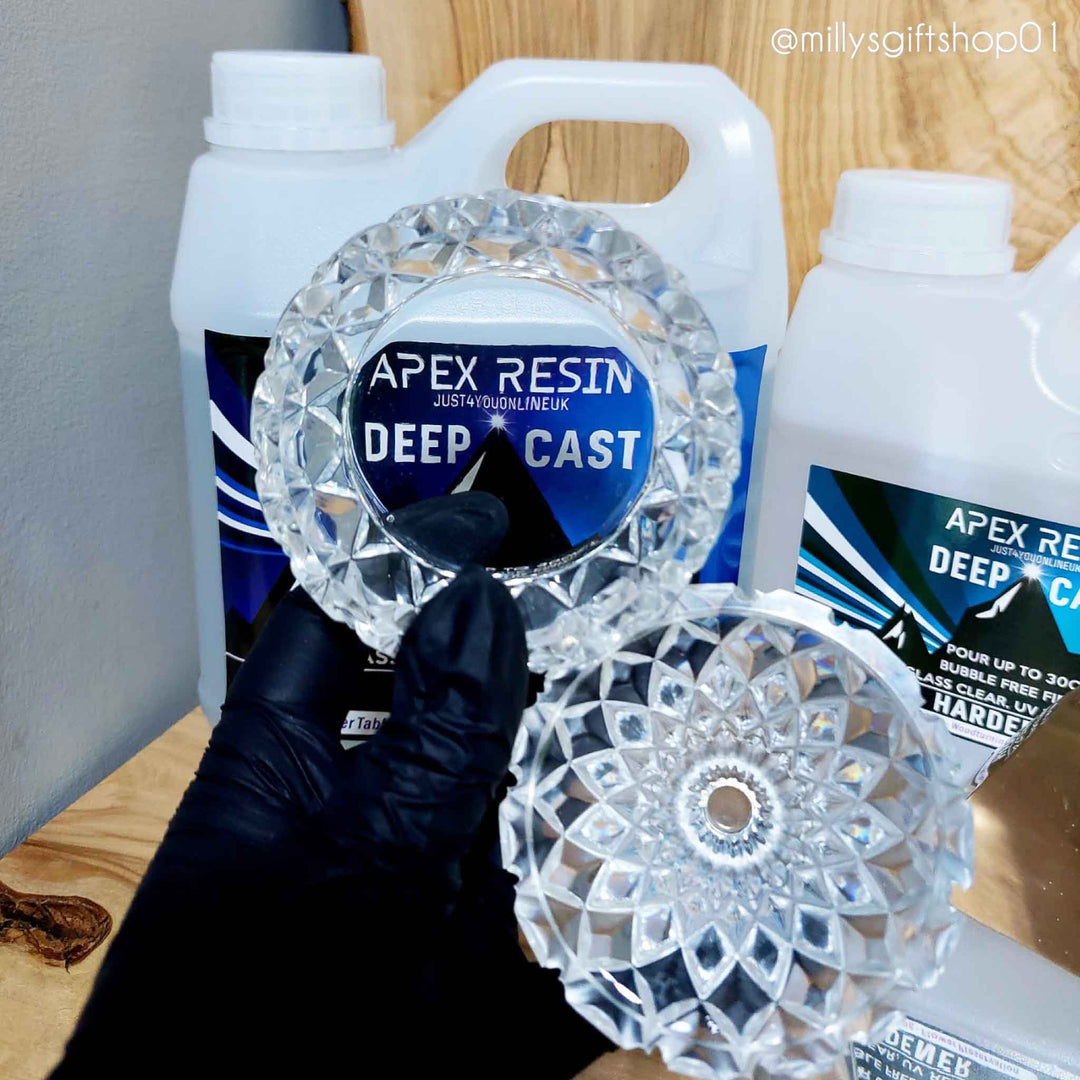 Deep Pour Resin Glass clear, deep cast epoxy resin, Apex Resin 3L Ltd