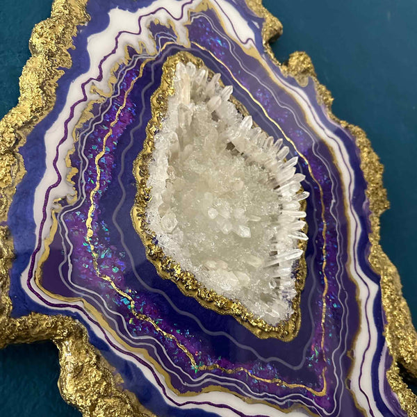How to make a resin geode