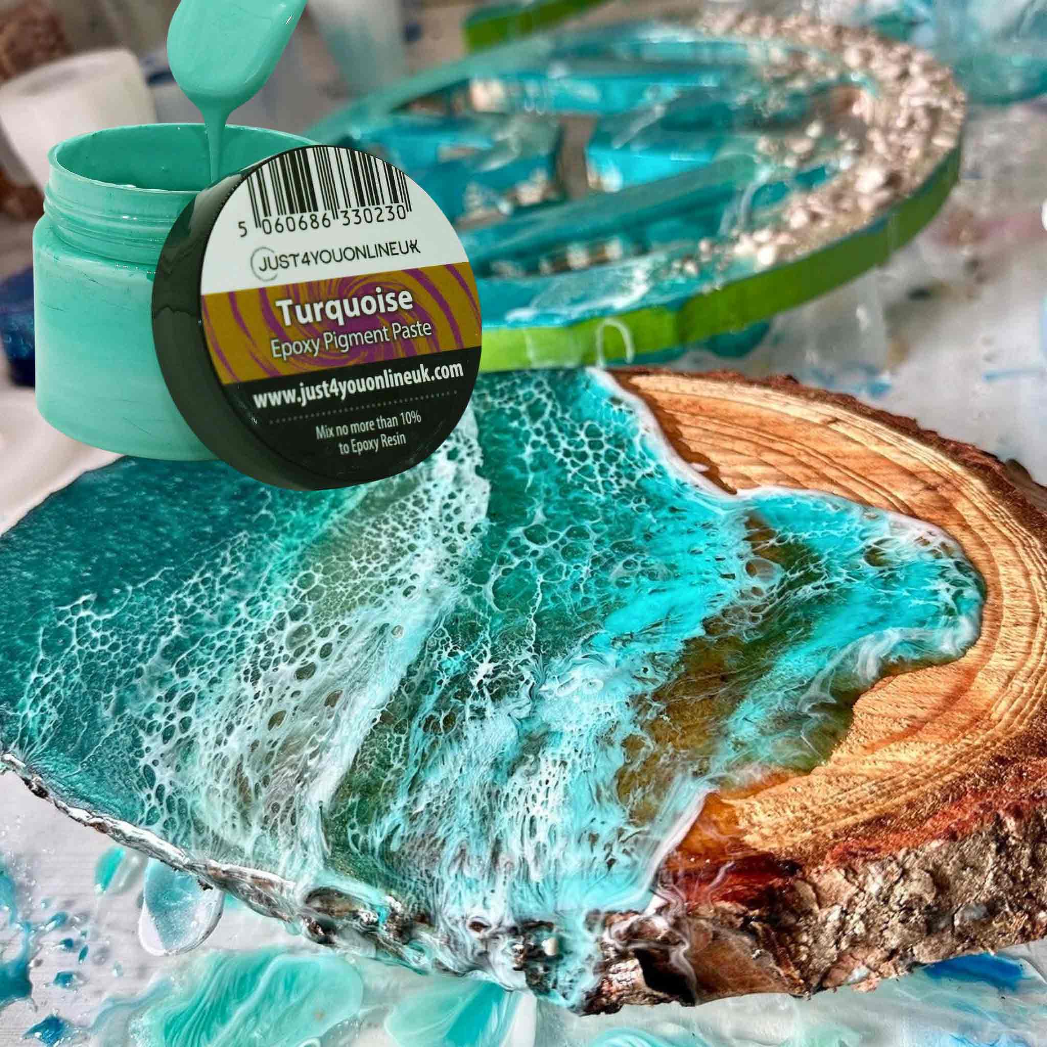 Resin Pigment Paste  Turquoise resin colour for resin and ocean